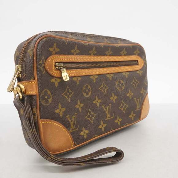 Louis Vuitton Monogram Marly Dragonne GM Clutch Bag M51825 Brown Men's - Picture 2 of 15